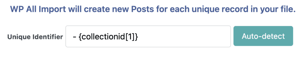 Unique identifier